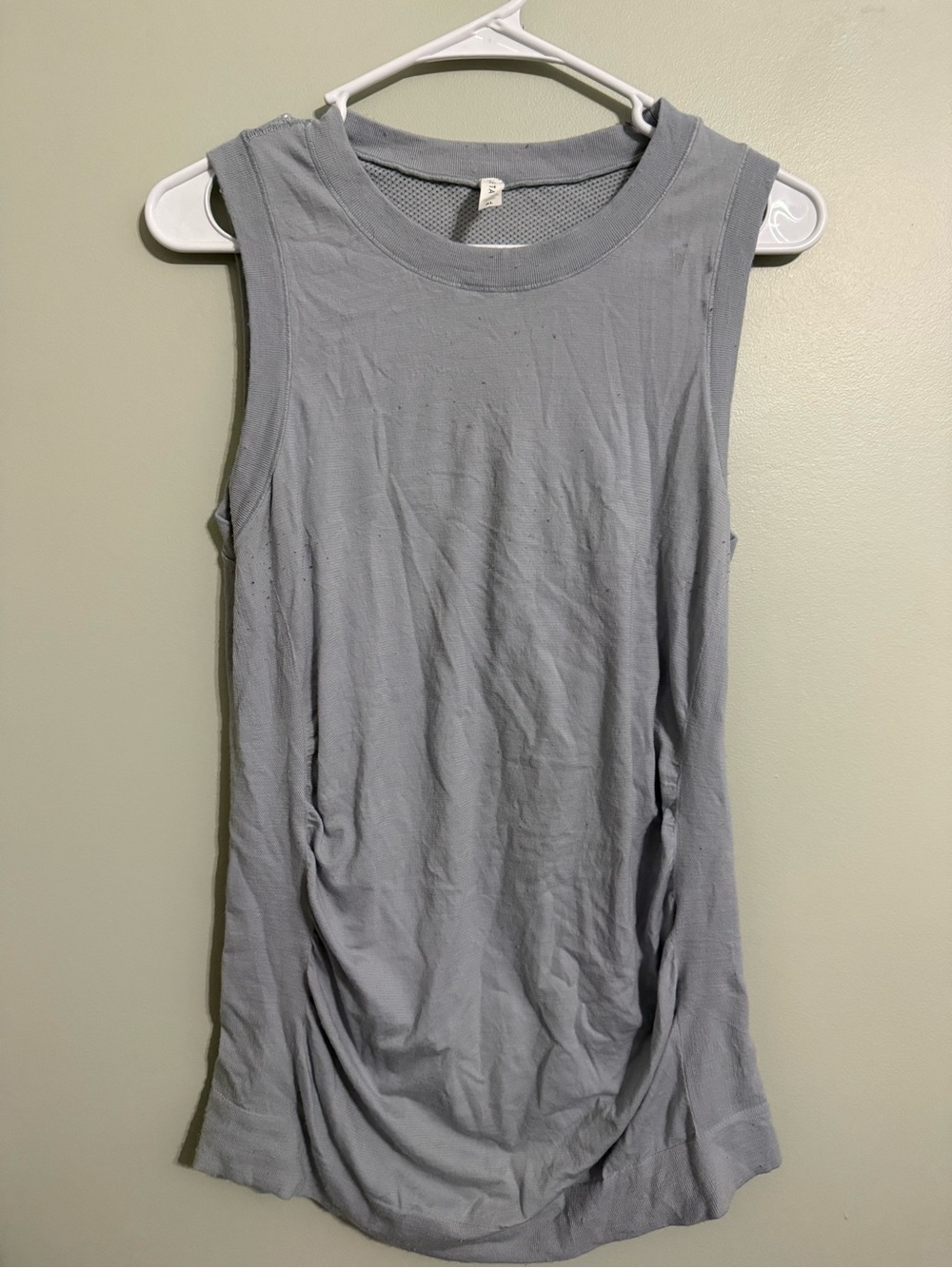Athleta Speedlight Seamless Ruched Workout Tank Top - Size XL
